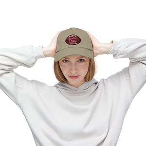 Unisex Distressed Game Day Cap, Football Hat, Sports Enthusiast Gift, Casual Wear, Outdoor Activities, Tailgate Accessory, Glam