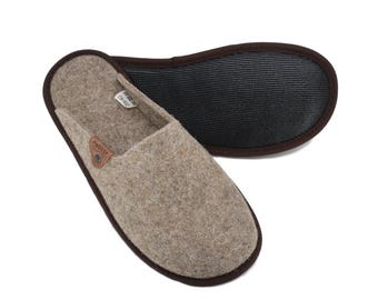 Zapatillas de fieltro natural OmaKing Pelsi