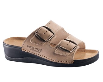 OmaKing Classic wedge heel sandals Anne
