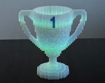 3D Printed Glow in the Dark Trophy