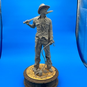10/18 inch tall 3D Printed Indiana Jones Statue
