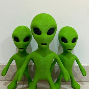 3D Printed 6 to 16 Inch Alien Statue
