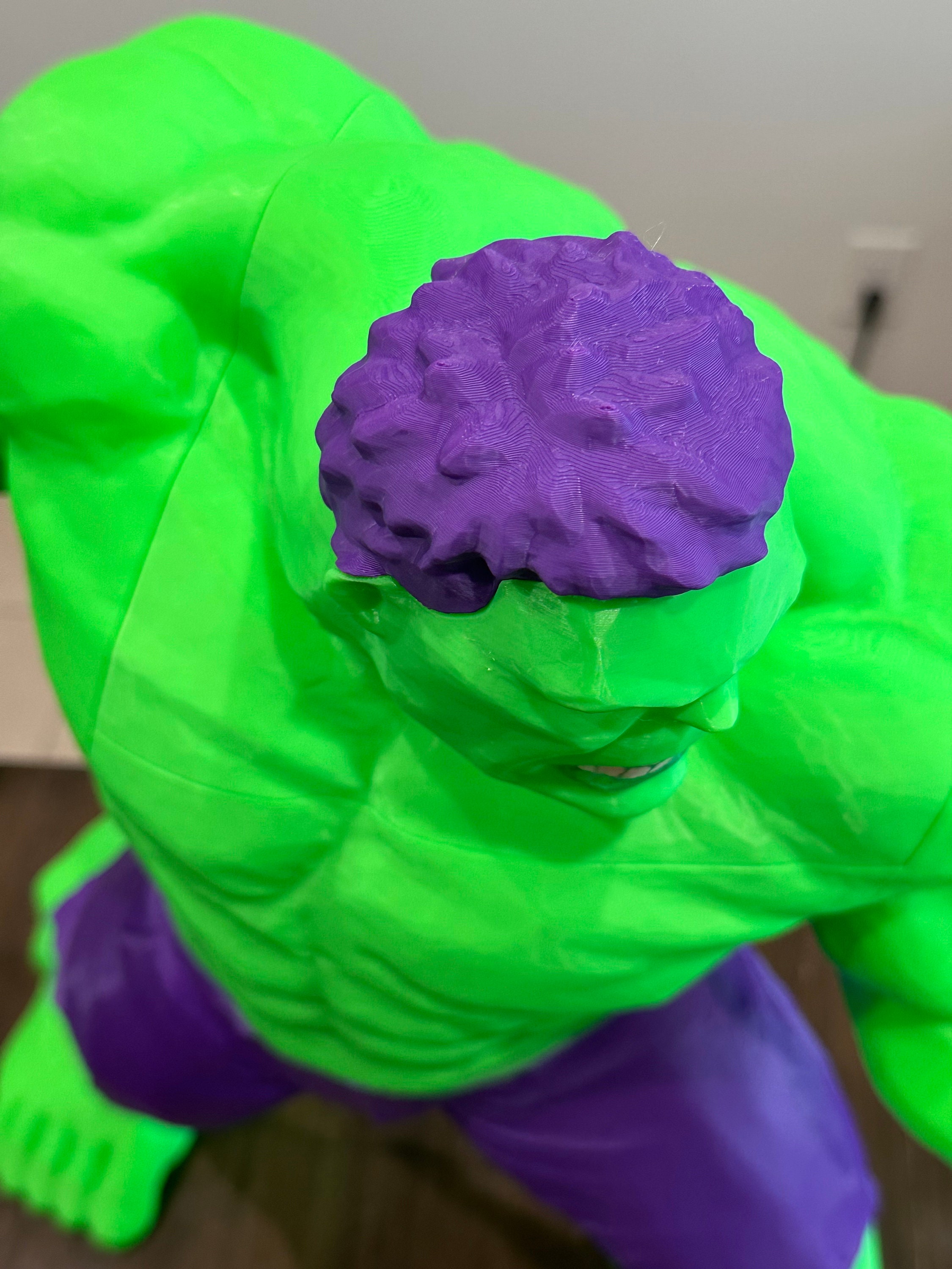 3D Printed 2 Foot Hulk Fan Art - Etsy