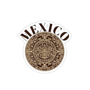 Maya-Mexiko-Reiseaufkleber für Reisetagebücher und Sammelalben, Laptop-Aufkleber, Gepäckaufkleber, Fernweh-Aufkleber, Standortaufkleber
