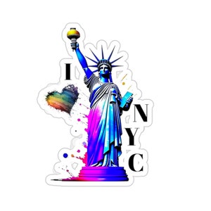 Ich liebe NYC Reisejournal-Aufkleber, Scrapbook-Aufkleber, New York City-Aufkleber, Gepäck-Aufkleber, Standort-Aufkleber, Urlaub