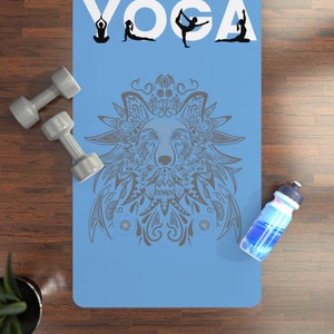 Yoga Mat, Yoga Accessories, Personalized Yoga Mat, Custom Yoga Mat, Custom Printed Yoga Mat, Custom Fitness Mat, Custom Design Yoga Mat