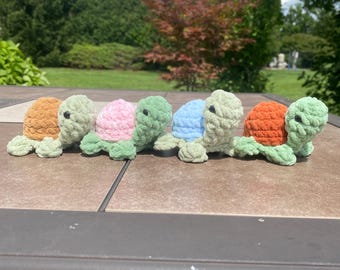 Crochet Turtle: Soft Cuddly Plush Toy