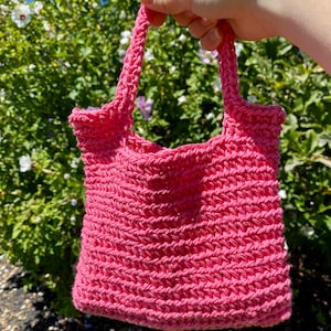 Crochet Handbag - Mini Bag - Crochet Purse - Crochet Bag