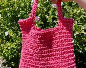 Handmade Crochet Cotton Mini Bag – Small Purse