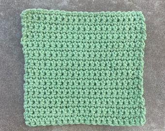 Crochet Dishcloth - Crochet Dish Rag - Small
