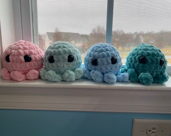 Large Crochet Octopus Plush – Soft Amigurumi Toy