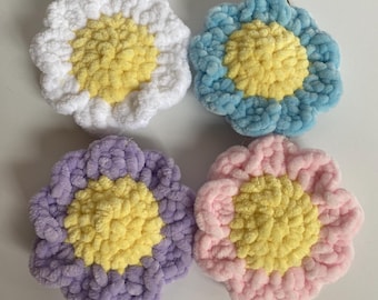 Crochet Flower Keychain