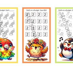 Birds of a Feather Savings Challenges - Printable PDF