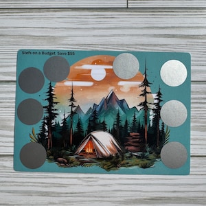 Camp Life Scratch Off Savings Challenge