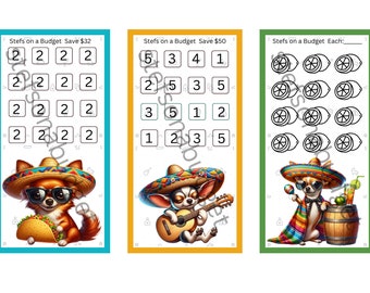 Cinco De Mayo Mini Savings Challenges - Printable PDF