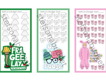 Christmas Story Quotes Mini Savings Challenges - Printable PDF