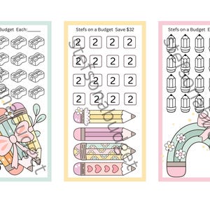 Back to School Mini Savings Challenges - Printable PDF