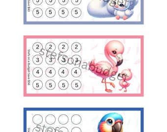 Momma Birds Mini Savings Challenges - Printable PDF