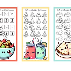 Cute N Yummy Savings Challenges - Printable PDF