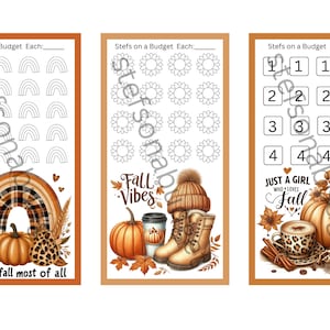 Mini-défis d&#39;économies d&#39;automne - PDF imprimable