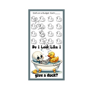 Mini-défis économiques que vous choisissez Canard squelette - PDF imprimable