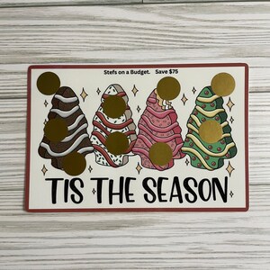 Christmas Snack Scratch Off Savings Challenge