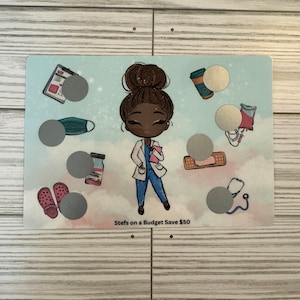 Nurse Life/Medical Scratch Off Savings Challenge