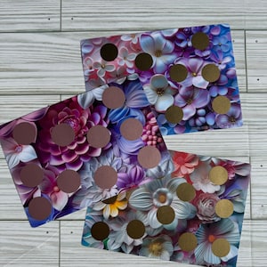 Flower Power Scratch Off Savings Challenge