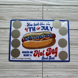 4th of July Scratch Off Savings Challenge