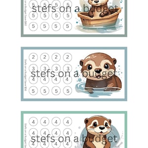 Otterable Mini Savings Printable PDF