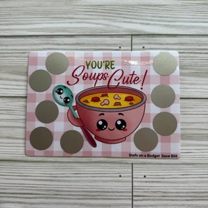 Soups Cute! Scratch Off Savings Challenge