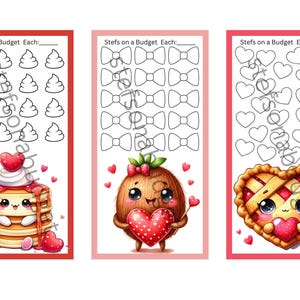 Valentine Treats Mini Savings Challenges - Printable PDF