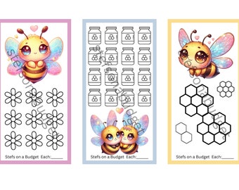 Honey Bee Mini Savings Challenges - Printable PDF