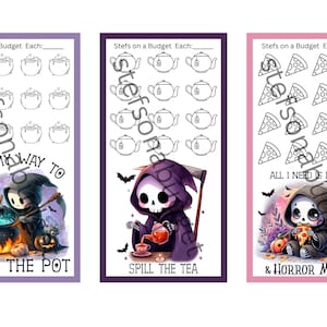 Grim Mini Savings Challenges - Printable PDF
