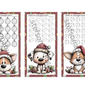 Petits défis économiques pour les chiots de Noël - PDF imprimable