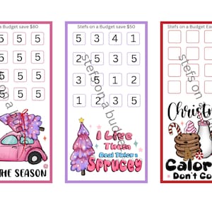 Christmas Fun Mini Savings Challenges - Printable PDF
