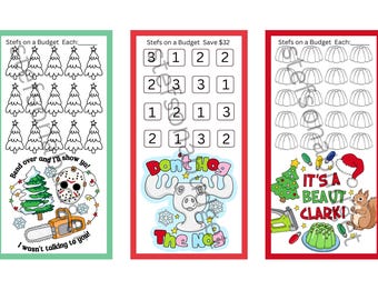 Christmas Vacay Quotes Mini Savings Challenges - Printable PDF