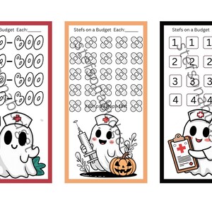 Mini-défis d&#39;économies Ghost Nurse/Medical - PDF imprimable
