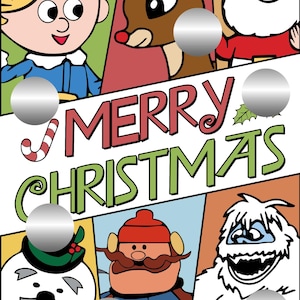 Rudolph Scratch Off Savings Challenge