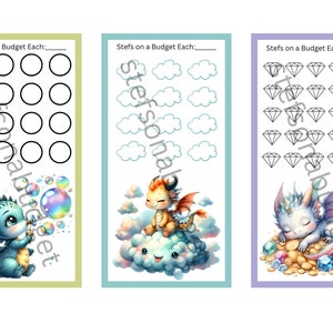Dragon Mini Savings Challenges - Printable PDF