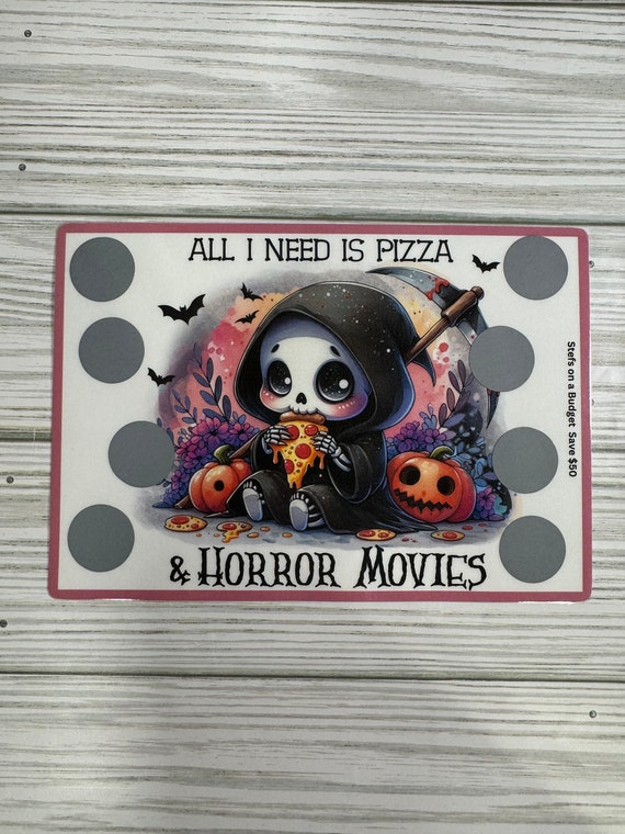 Pizza and Movies Scratch Off Savings Challenge