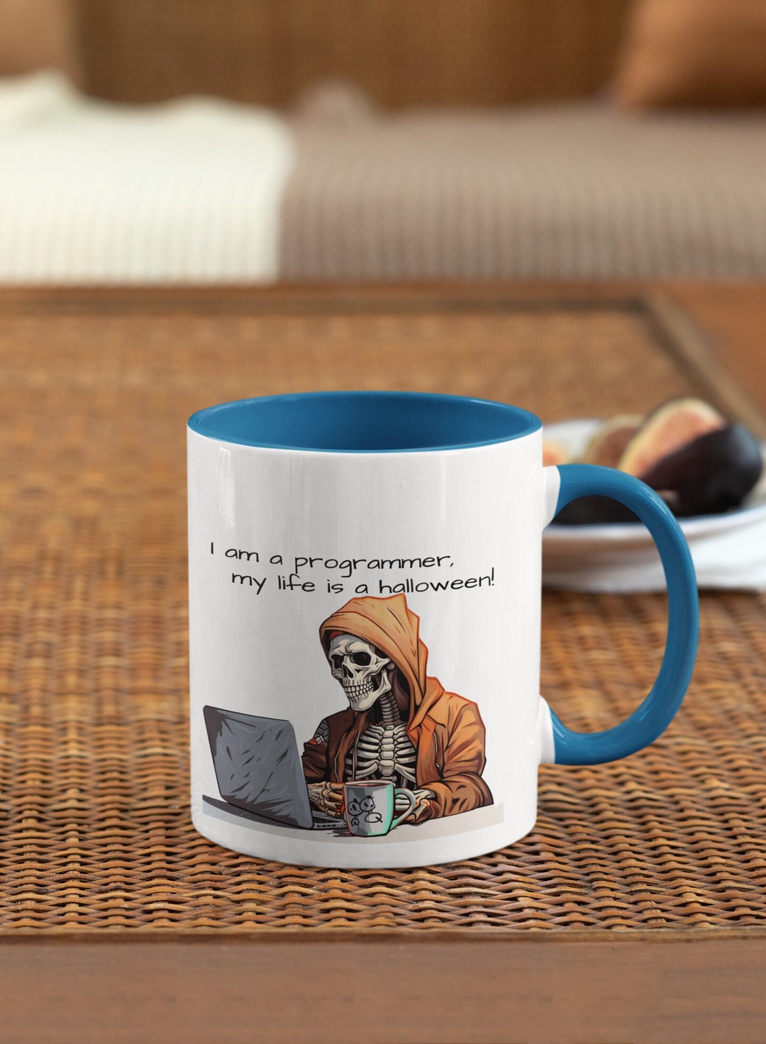 Code Sorcerer Ghost Programmer Halloween Costume Mug Etsy