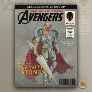 Avengers - Age of Ultron & Was wäre wenn? "Poster ""Comic""."