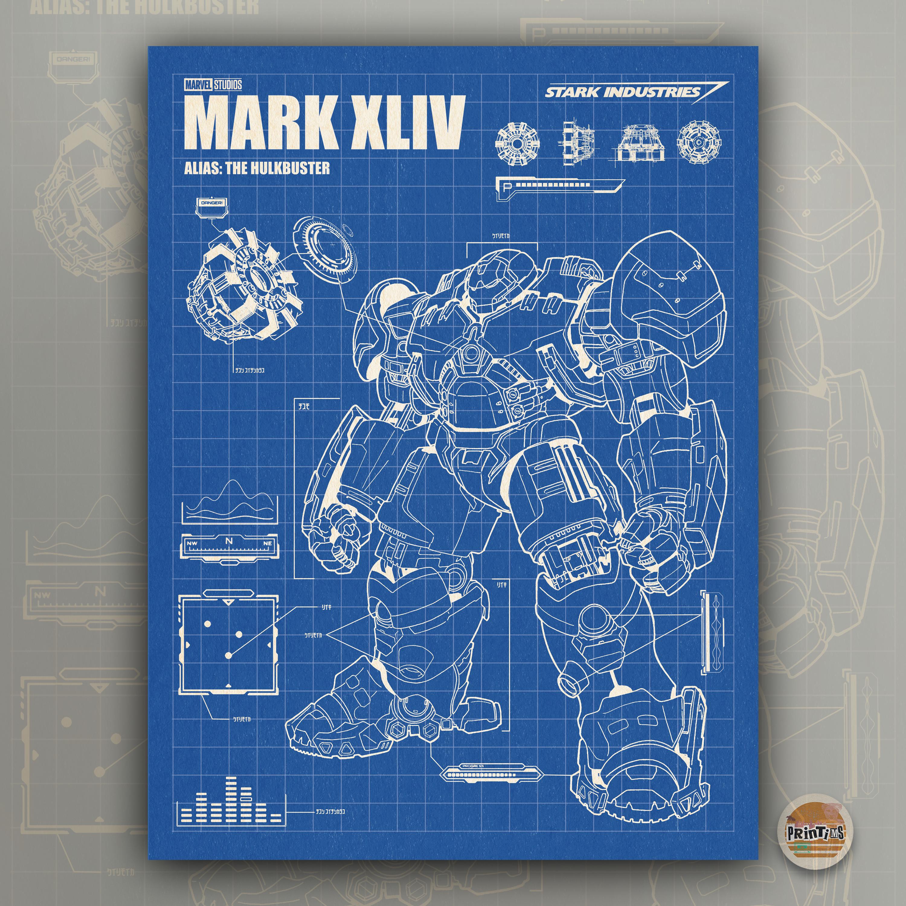 Blueprint Iron Man