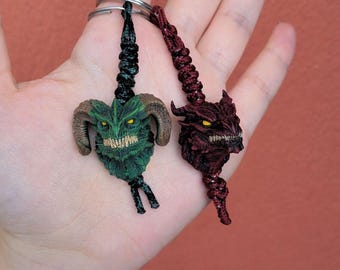 Porte-clés Donjons et Dragons - Série Monstres - Dragon et Wyverne D&D