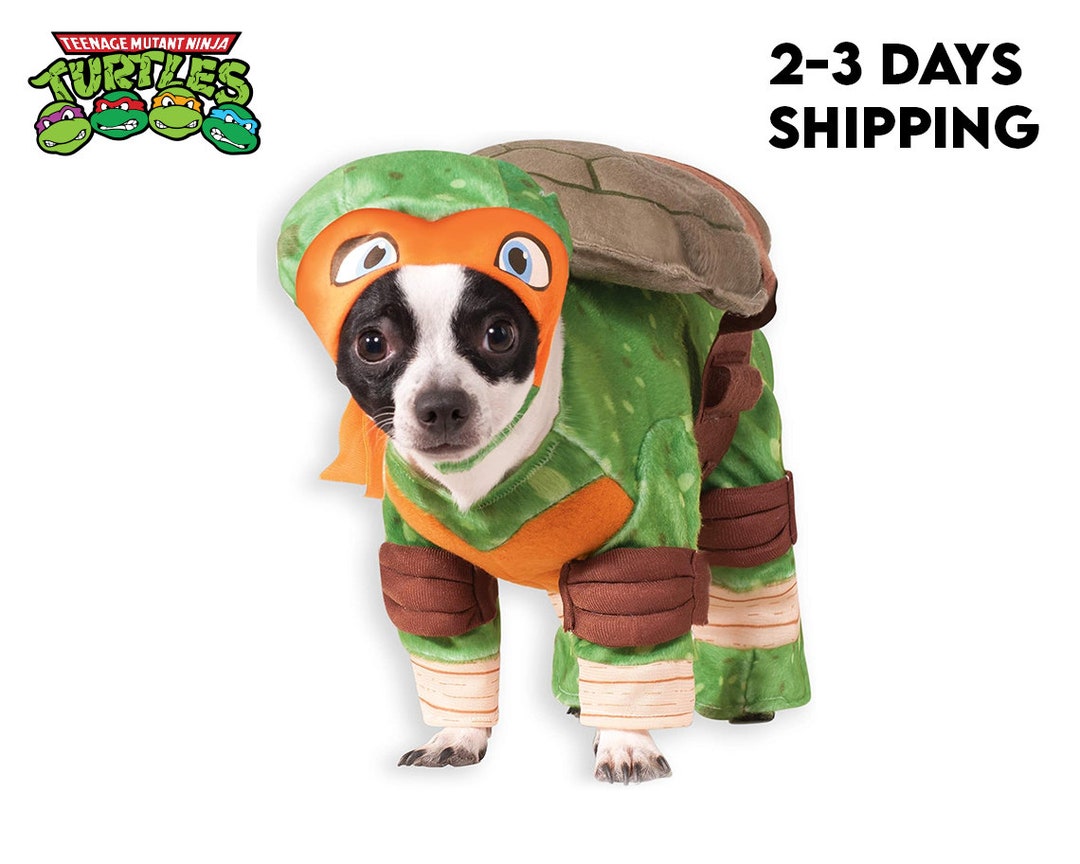 Michelangelo Teenage Mutant Ninja Turtle Dog Costume Etsy