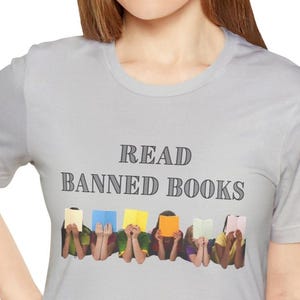Read Banned Books Children Reading Books Anti-Banning Books Reading Freedom No Book Bans kids Free to Read Against book banning stop bans