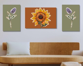 Conjunto de impresiones de flores vintage, descarga digital, flores para álbumes de recortes, arte digital