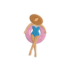 インナーチューブ レディー 7サイズ PES DST JEF ++ 機械刺繍デザイン 即時ダウンロード