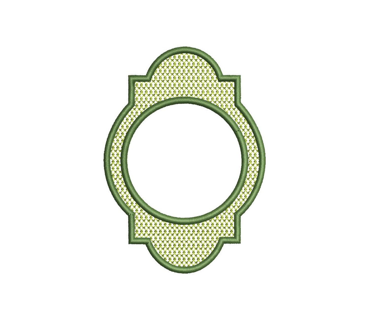 Jef Frame Keyhole Peppy Monogram Frame PES DST JEF ++ Machine Embroidery Design ...